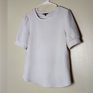 Light Pink Adrianna Papell Short Sleeve Blouse